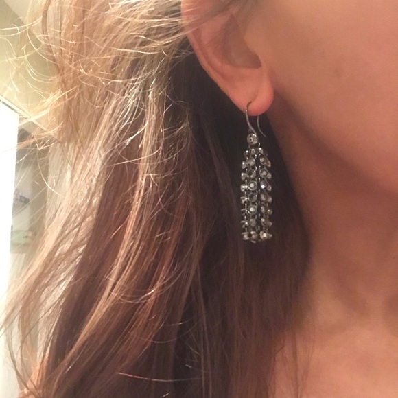 💕Henri Bendel Crystal Earrings💕 - Picture 2 of 3